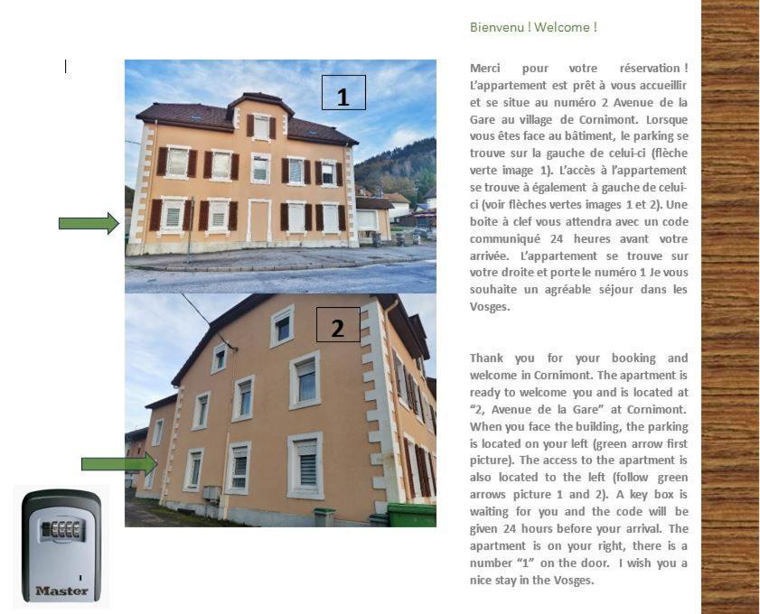 Le Petit Counehet Cornimont Exterior photo